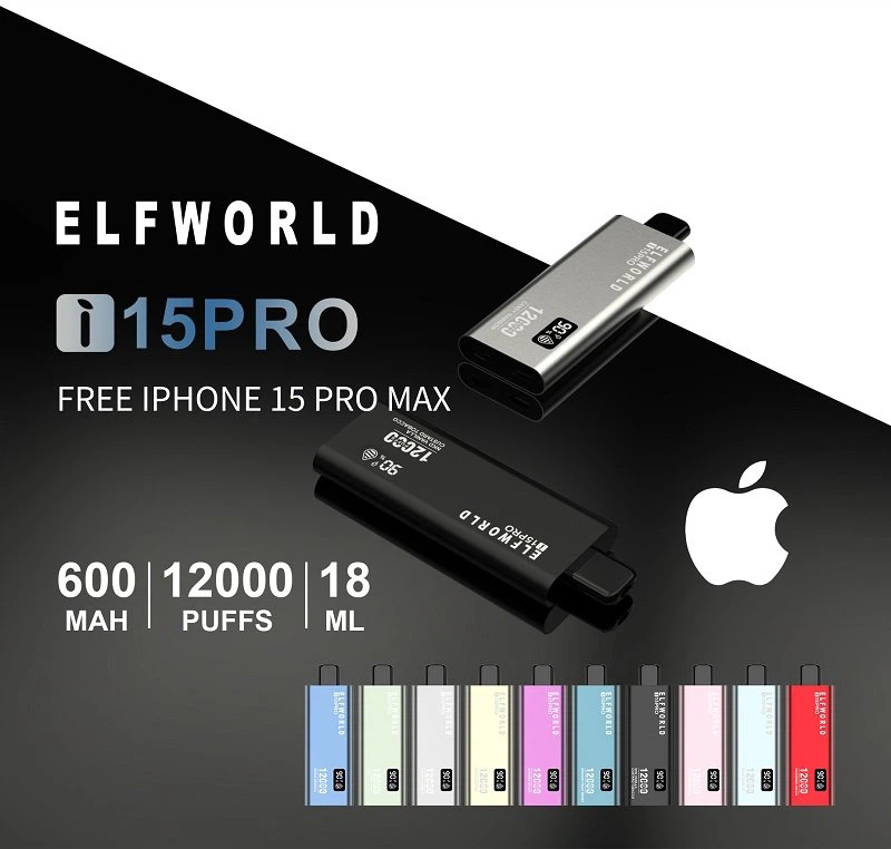 Elfwold i15 PRO 12000 Puffs 0% 2% 3% 5% Nicotine Buy Bulk Pack Rechargeable Disposable Vape-euvapeshops