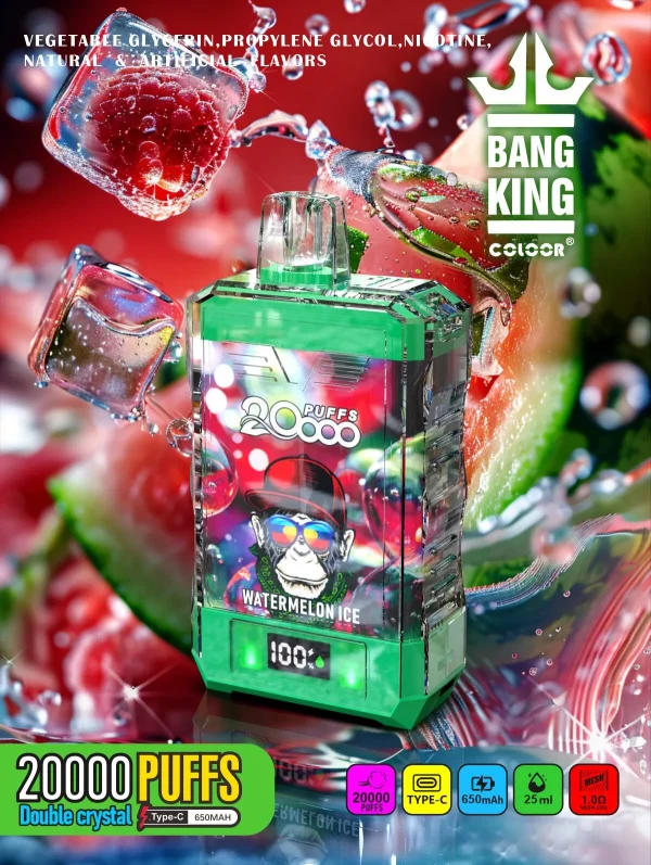 Bang King Double Crystal 20000 Puffs Disposable Vape-euvapeshops Bang King Double Crystal 20000 Puffs Disposable Vape-euvapeshops