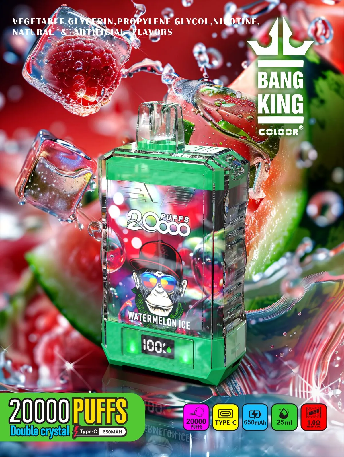 Bang King Double Crystal 20000 Puffs Disposable Vape-euvapeshops