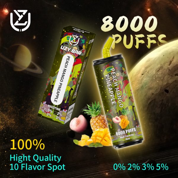 UZY Bar 8000 puffs Disposable Vape-euvapeshops