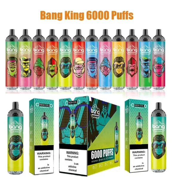 UZY Bang King 6000 puffs Disposable Vape-euvapeshops